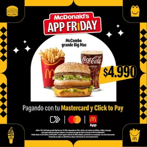 Catálogo McDonald's en Arica | Disfruta de tu hamburguesa favorita! | 2024-12-04T00:00:00-03:00 - 2024-12-30T23:59:00-03:00