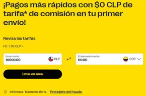 Catálogo Western Union en Ancud | Pagos más rápidos​ con $0 CLP de tarifa! | 2024-12-18T00:00:00-03:00 - 2025-01-01T23:59:00-03:00