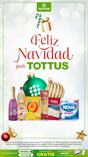 Catálogo Tottus en Antofagasta | Feliz navidad para Tottus! | 2024-12-19T00:00:00-03:00 - 2024-12-27T23:59:00-03:00