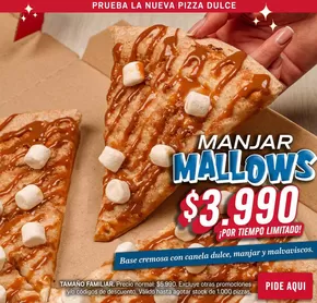 Catálogo Domino's Pizza | Prueba la nueva pizza dulce! | 2024-12-23T00:00:00-03:00 - 2025-01-06T23:59:00-03:00