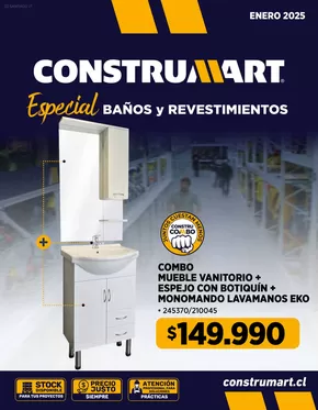 Catálogo Construmart en Maipú | Ofertas para cazadores de gangas | 2025-01-06T00:00:00-03:00 - 2025-01-31T23:59:00-03:00