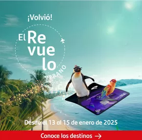 Catálogo Santander | Volvio! El revuelo verano. | 2025-01-14T00:00:00-03:00 - 2025-01-16T23:59:00-03:00