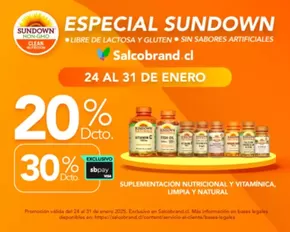 Catálogo Salcobrand en Pichilemu | Ofertas Salcobrand. | 2025-01-24T00:00:00.000Z - 2025-02-07T00:00:00.000Z