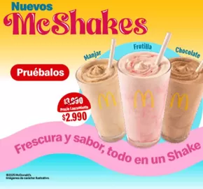 Catálogo McDonald's | Nuevo Mc shakes! | 2025-01-24T00:00:00-03:00 - 2025-02-06T23:59:00-03:00