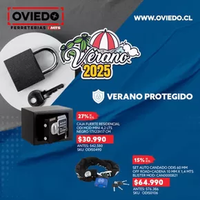 Catálogo Ferretería Oviedo en La Florida | verano protegido! Hasta 27% dcto. | 2025-01-28T00:00:00.000Z - 2025-02-11T00:00:00.000Z