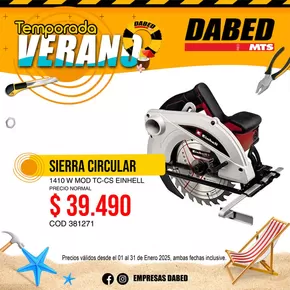 Catálogo Dabed en La Serena | Temporada verano Dabed! | 2025-01-28T00:00:00.000Z - 2025-01-31T00:00:00.000Z