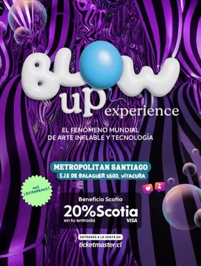 Catálogo Scotiabank en Talca (Maule) | Blow up experience! Beneficio 20% Scotia! | 2025-01-29T00:00:00.000Z - 2025-02-12T00:00:00.000Z