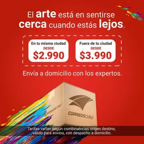 Catálogo Correos en Purranque | Tarifas desde $2.990 para envíos ! | 2025-01-29T00:00:00.000Z - 2025-02-07T00:00:00.000Z