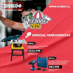 Catálogo Ferretería Oviedo en La Florida | Verano 2025! Hasta 40% dcto. | 2025-01-30T00:00:00.000Z - 2025-02-13T00:00:00.000Z